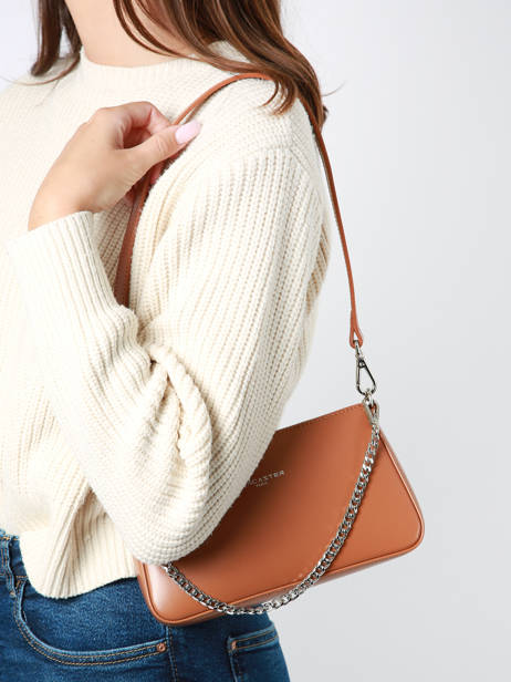 Baguette Tas Suave Leder Lancaster Beige suave even 14 ander zicht 1